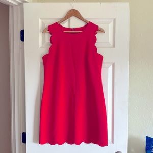 Scalloped mini dress - J. Crew - Size 10